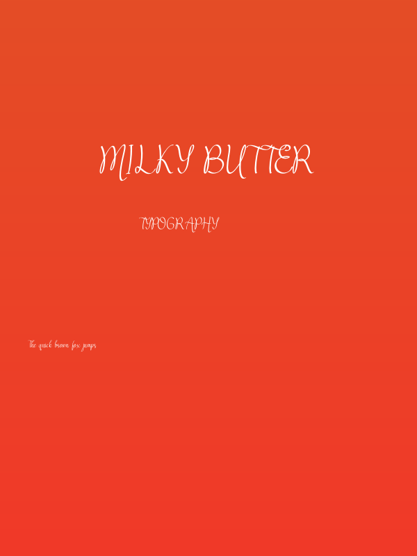 milky butter Poster