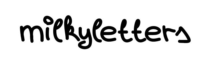milkyletters  font caratteri gratis