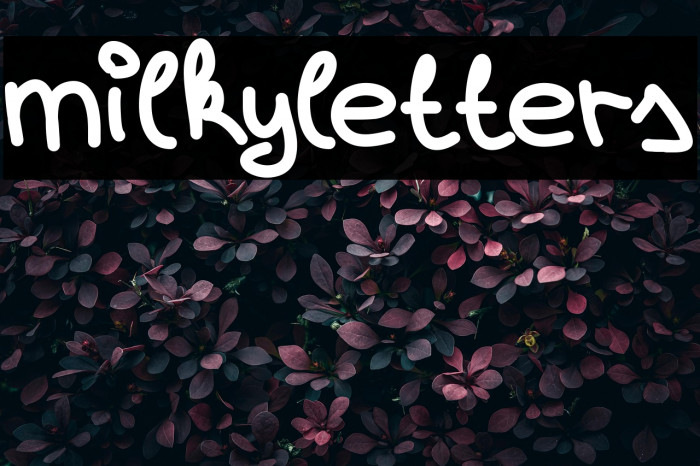 milkyletters Example 2