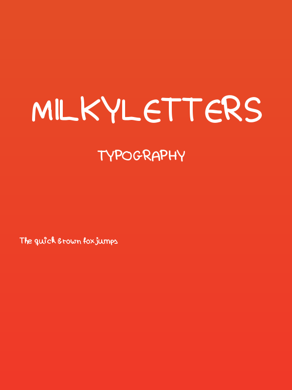 milkyletters Poster