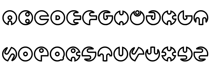 million Font LOWERCASE