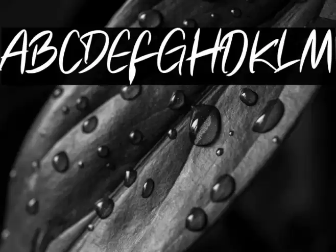 milliwatts Font examples