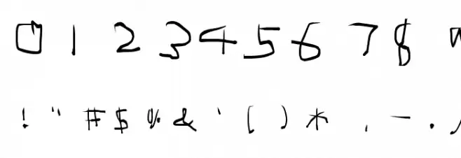 mimizu Font OTHER CHARS