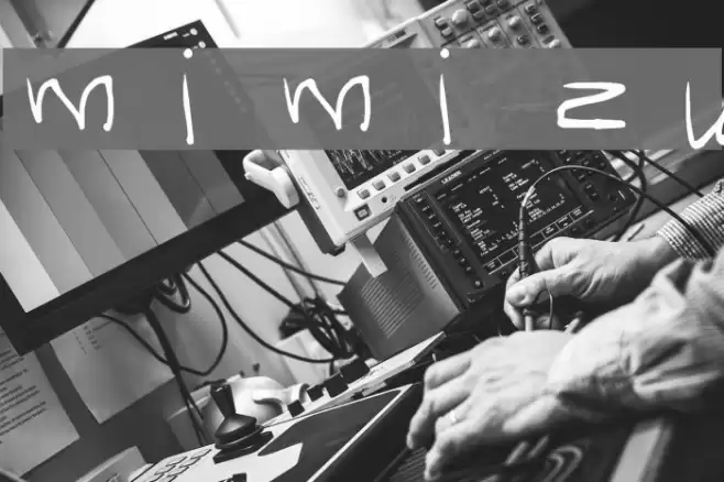 mimizu Font examples