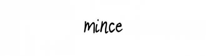 mince  Fuentes Gratis Descargar