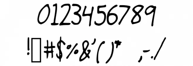 mince Font OTHER CHARS