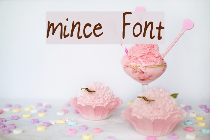 mince Font examples