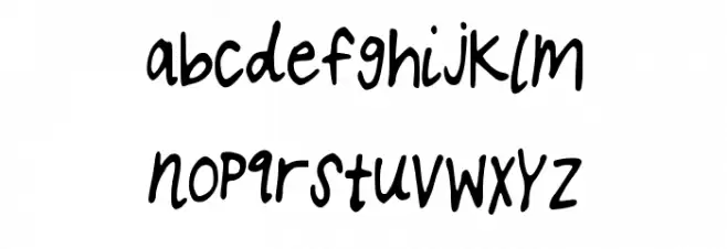 mince خط أحرف صغيرة