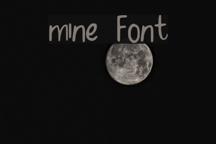 Mine font