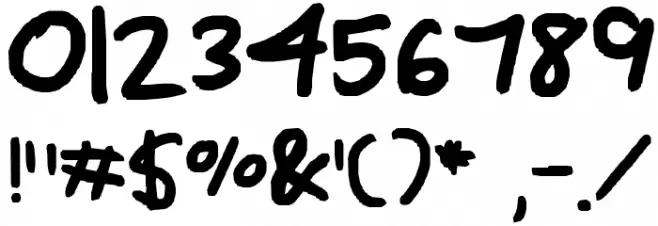 mineee lol Font OTHER CHARS