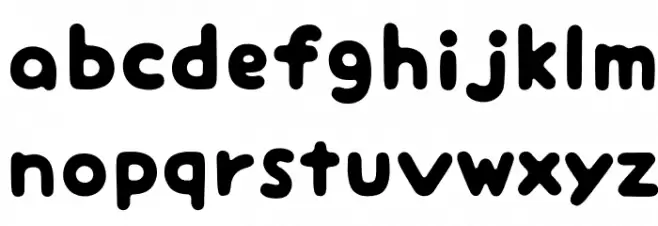 mini-wakuwaku-maru 字体 小写