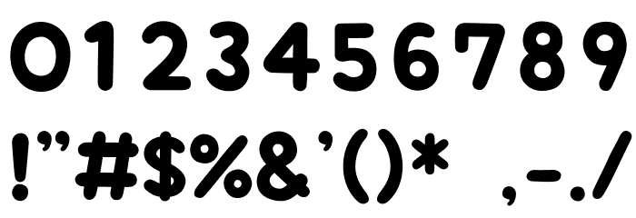 mini-wakuwaku Font OTHER CHARS