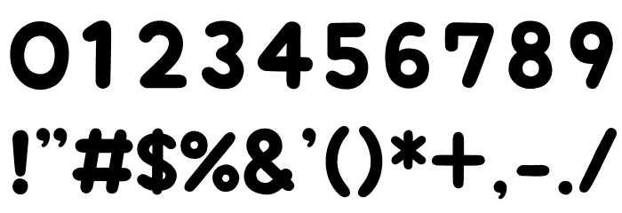 mini-wakuwaku Font OTHER CHARS