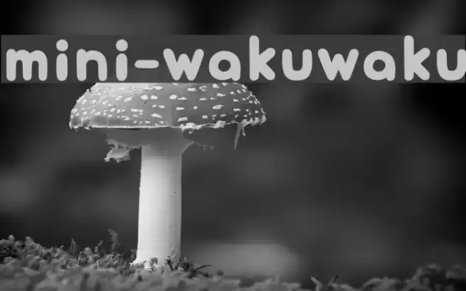mini-wakuwaku Font examples