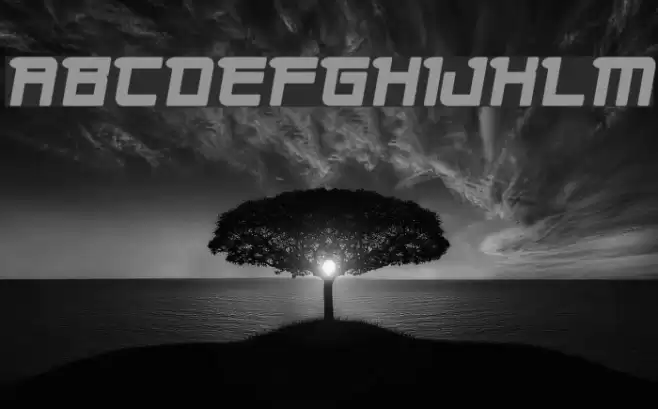 minibike  oblique Font examples