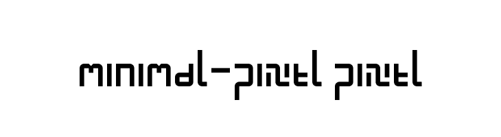 minimal-pixel pixel Font