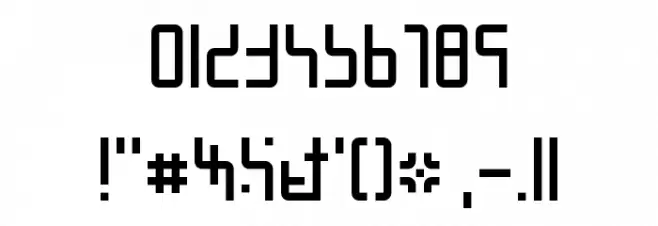 minimal-pixel pixel Font OTHER CHARS