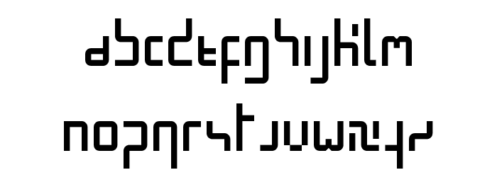 minimal-pixel pixel Font LOWERCASE