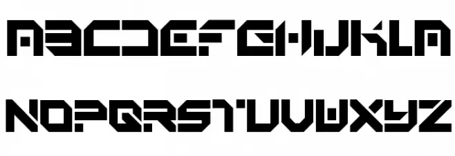 minimal Schriftart Groß