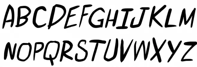 miniquest Italic Polices MAJUSCULES