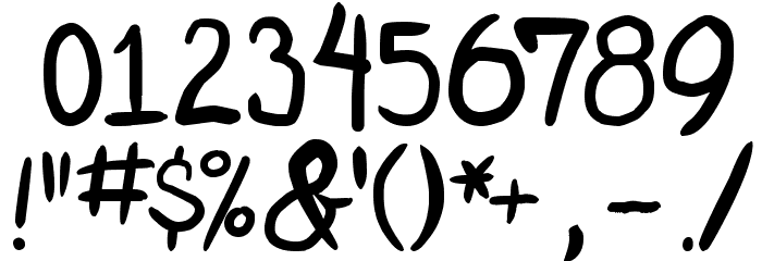 miniquest Font OTHER CHARS