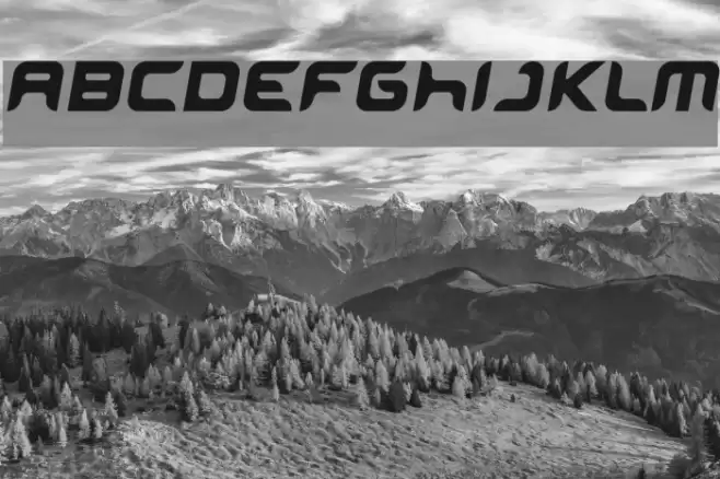 miniskap Font examples