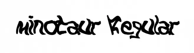 minotaur Regular 字体