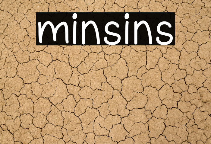 minsins Font examples