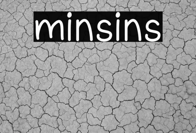 minsins Font examples