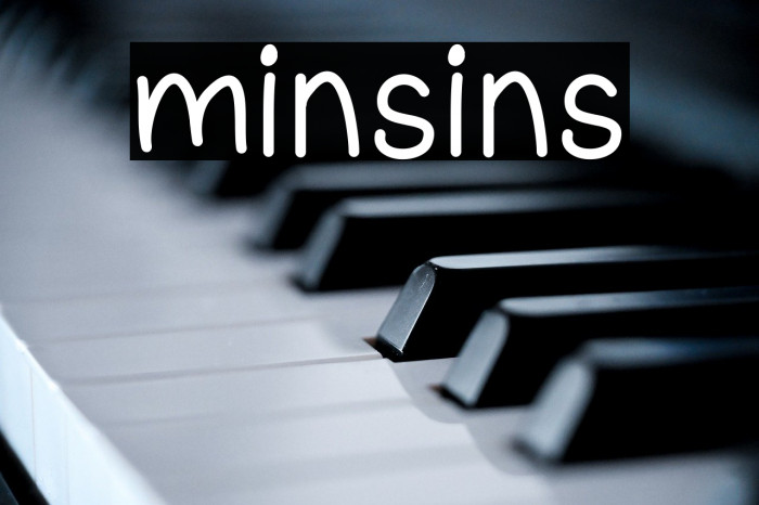 minsins Font examples