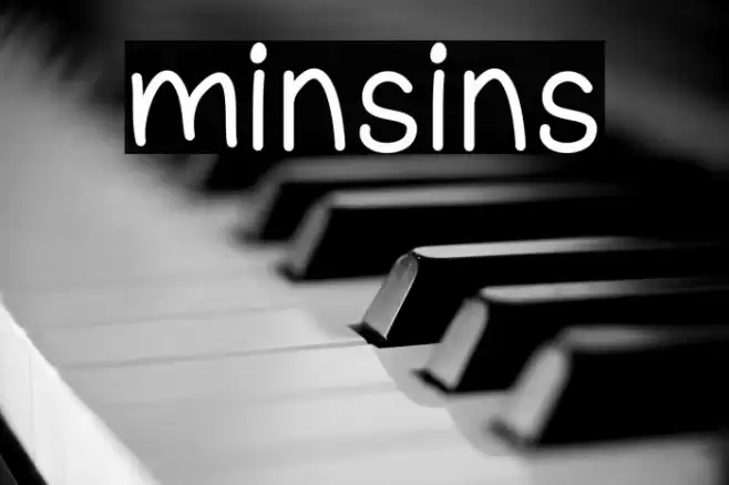 minsins Font examples
