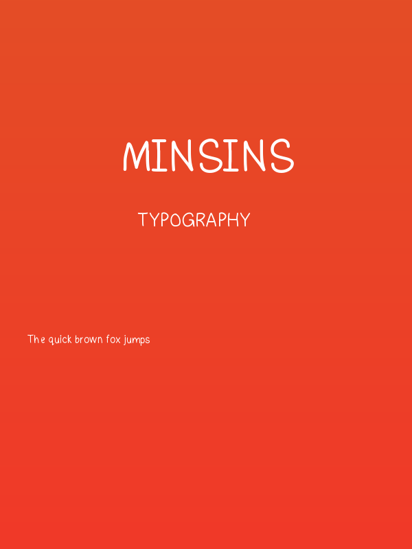 minsins Poster