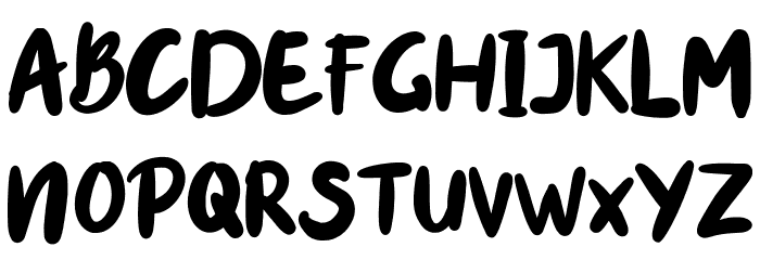 miracle-Regular Font LOWERCASE
