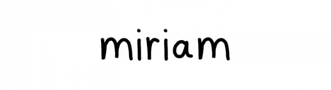 miriam  تنزيل الخطوط