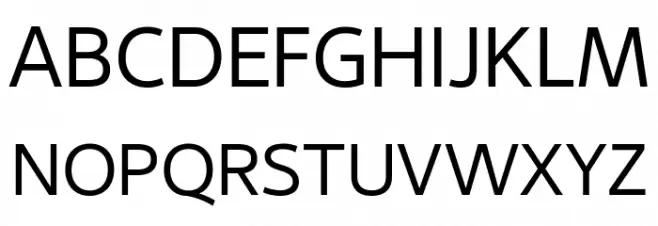 mirror 82 Schriftart Groß