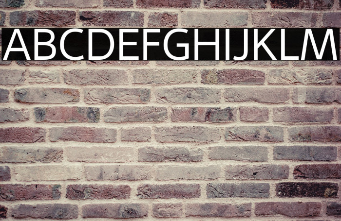 mirror 82 Font examples