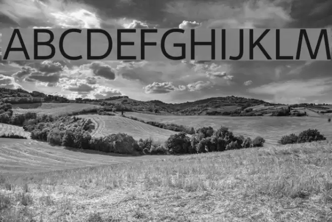 mirror 82 Font examples