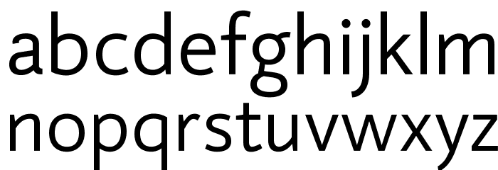 mirror 82 Font LOWERCASE