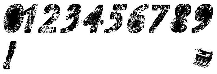 misprinted type Font OTHER CHARS