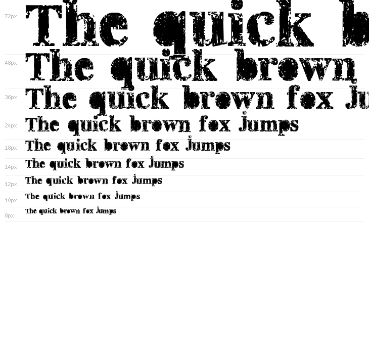 misprinted type Waterfall