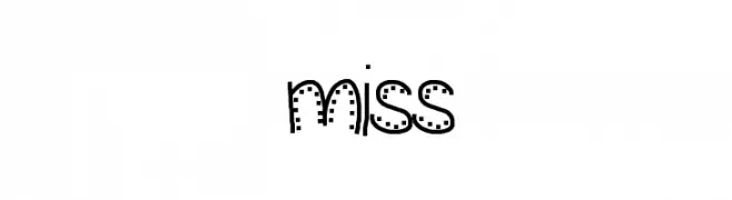 miss  Free Fonts Download