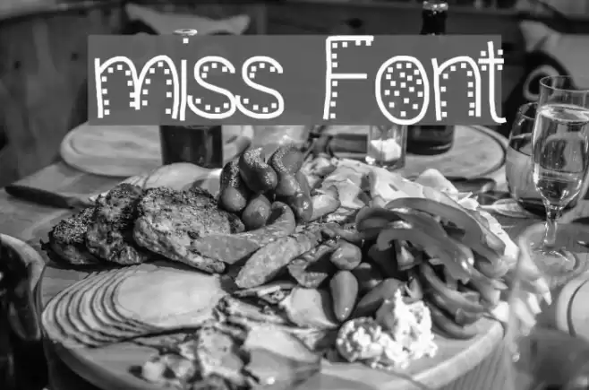 miss Font examples