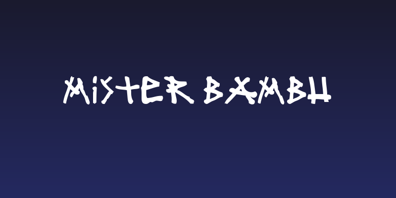 mister bambu Social Header