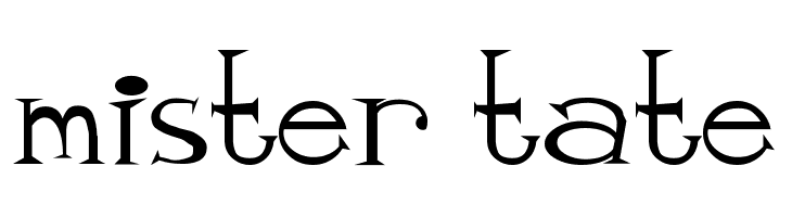 mister tate  Free Fonts Download