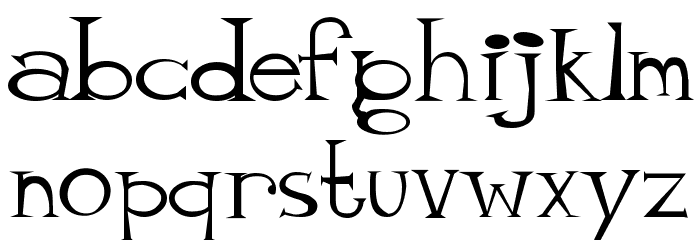 mister tate Font LOWERCASE