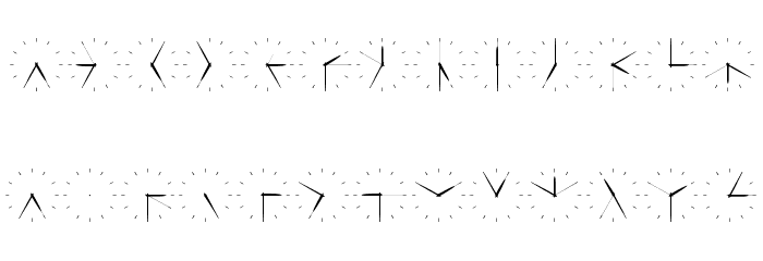 mister wolf Font LOWERCASE