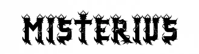 misterius  les polices de caractères gratuit tlcharger