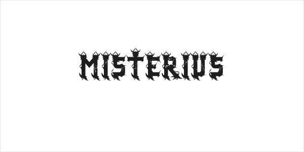 misterius Logo