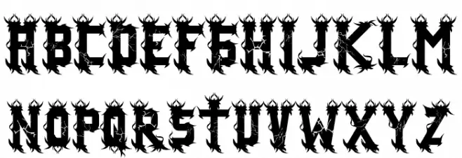 misterius Font LOWERCASE