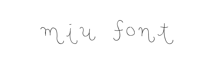 miu font  baixar fontes gratis